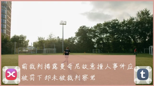 前裁判揭露曼奇尼故意撞人事件应被罚下却未被裁判察觉
